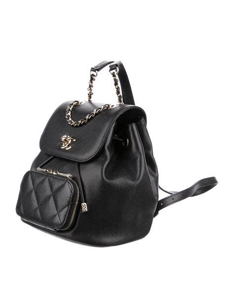 chanel business affinity backpack small|chanel business affinity backpack size.